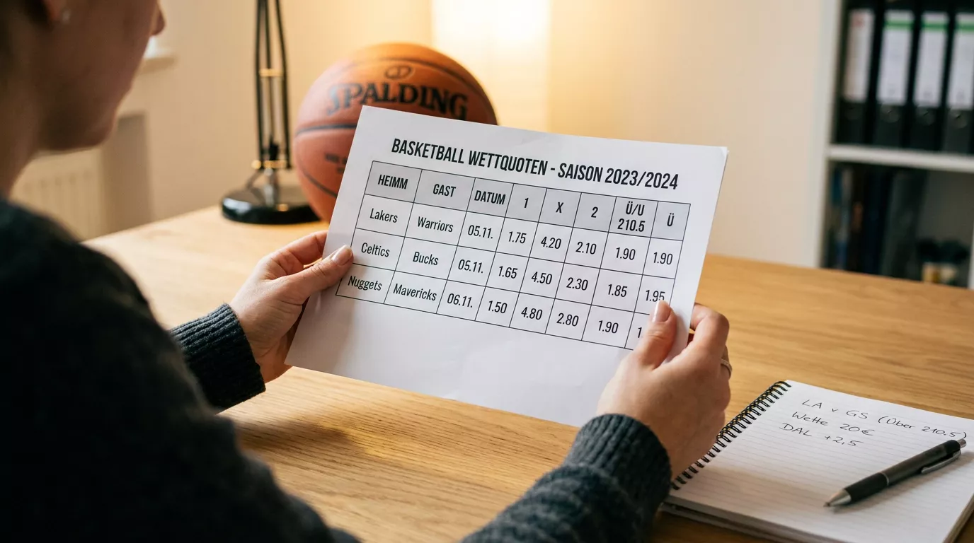 Quotenschlüssel-Vergleich bei Basketball Sportwetten zwischen NBA, EuroLeague und BBL